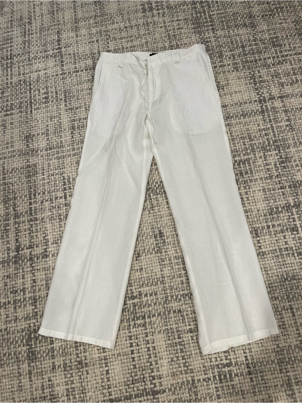 Reiss White Linen Pants